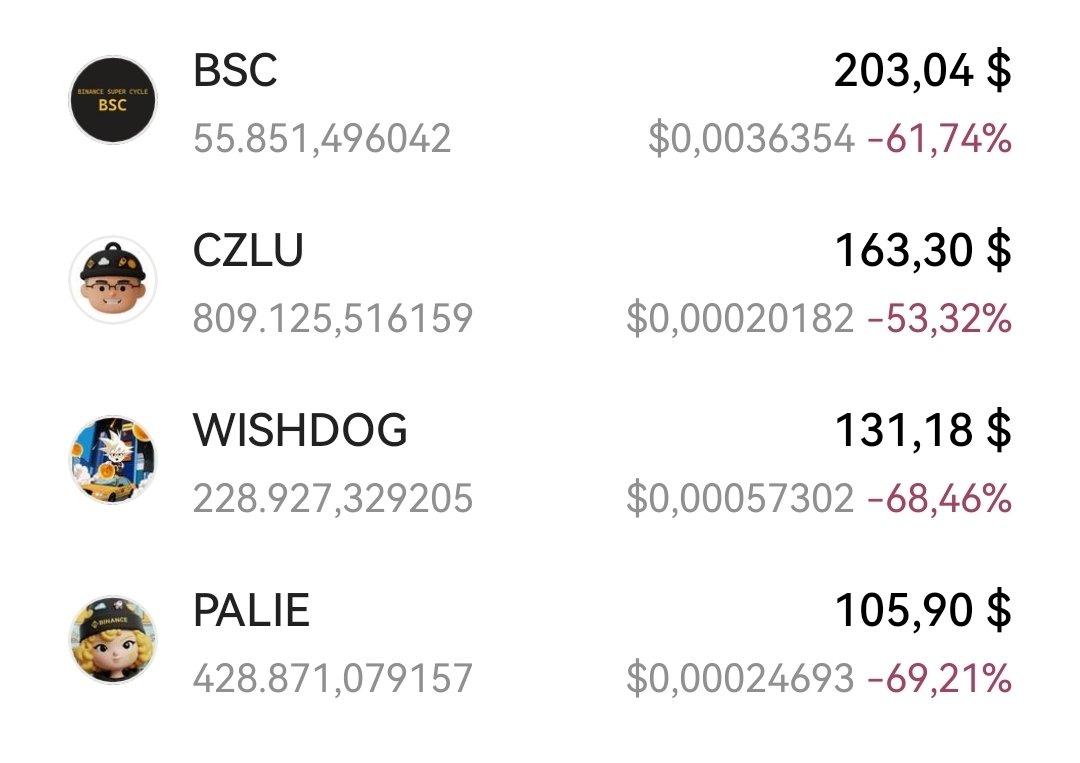 haoren96's tweet photo. @cz_binance @GiggleAcademy 今天又亏啦 https://t.co/qJTefvuFKK