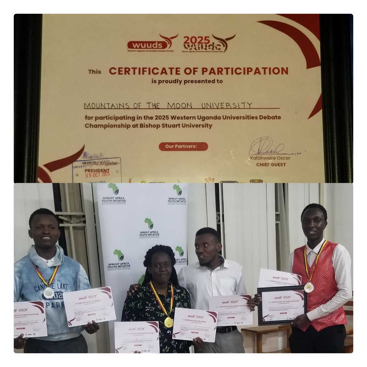 Thanks for representing us comrades.
MMU community is proud of you