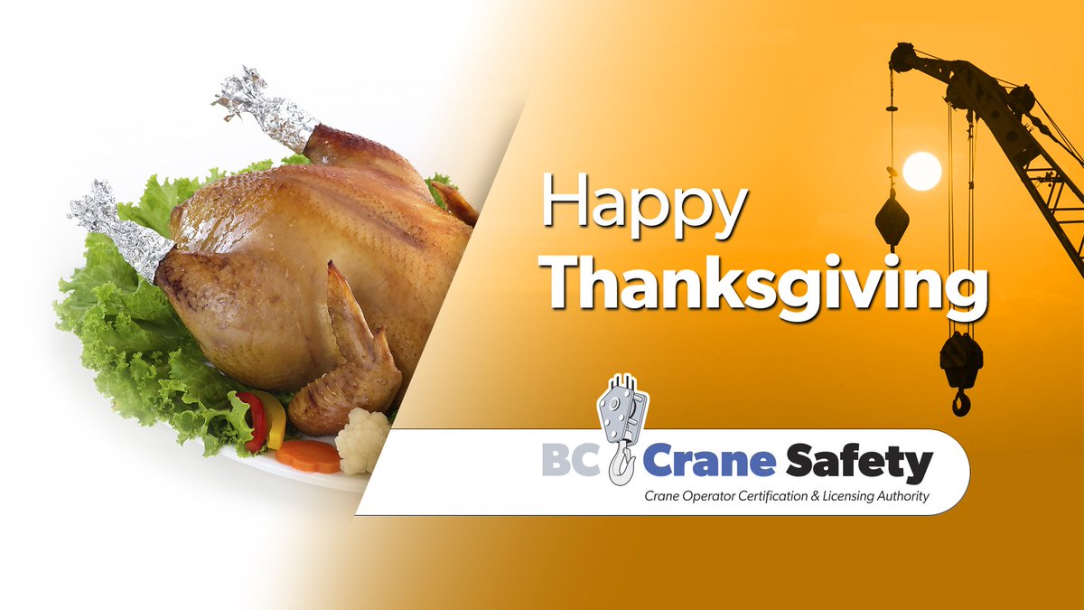 BCCraneSafety's tweet image. @BCCraneSafety wishes everyone a safe and happy Thanksgiving with family, friends, and loved ones.

#Thanksgiving #Friendsgiving #HappyThanksgiving