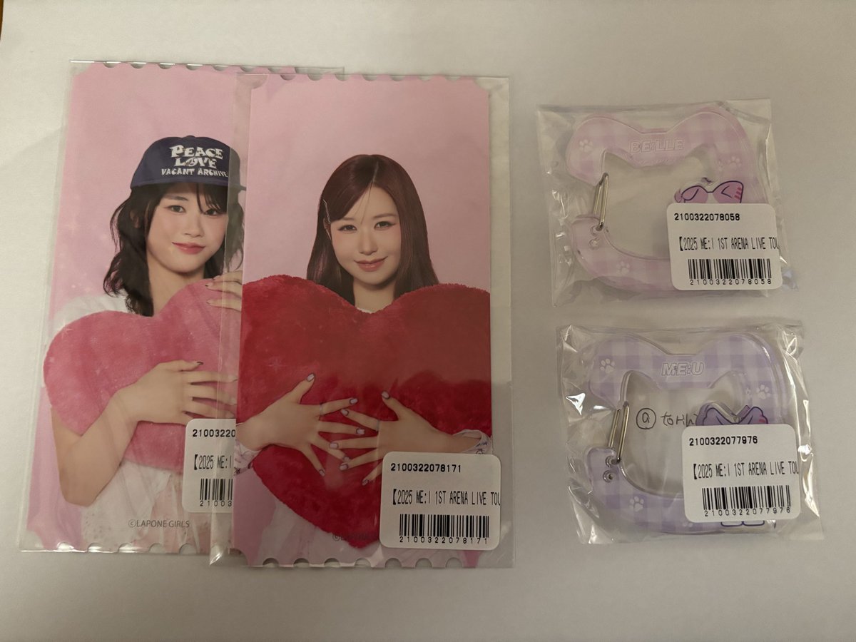 torihiki__079's tweet photo. ME:I ミーアイ オンラインくじ 交換募集

求:同種村上璃杏

譲:下記 佐々木 笠原 櫻井 山本

郵送希望です。
お気軽にお声掛けください✨️
#ME_I #ME_I交換 #ME_I_交換 https://t.co/jvwC6T1PT3