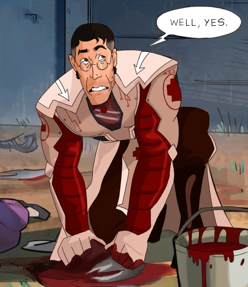 Jupiter_1298's tweet photo. @Pinkoldman366 Omgg I also have a cyborg medic oo la la https://t.co/y416gXXdlw