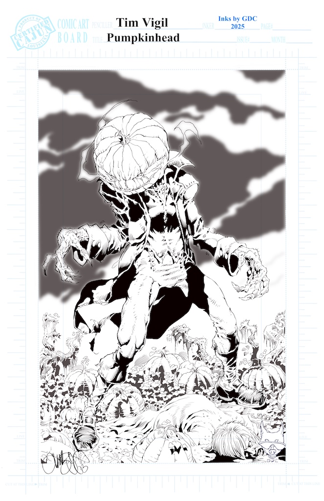gdc1072's tweet photo. Pumpkinhead pencils by Tim Vigil and practice inks by me in Procreate. #Comicbookart #comicart #comics #FanArt #digitalart #inking #inkingcomics #Procreate #Procreateart #horror #Pumpkinhead @TimBVigil https://t.co/dlQyMNTKxt