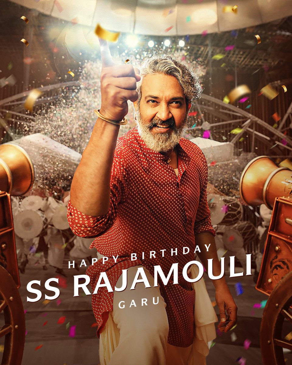 Wishing you a very Happy Birthday to Our Tollywood Jakkana <a href="/ssrajamouli/">rajamouli ss</a> garu..Loads of love ❤️

#HBDSSRajamouli #SSRajamouli