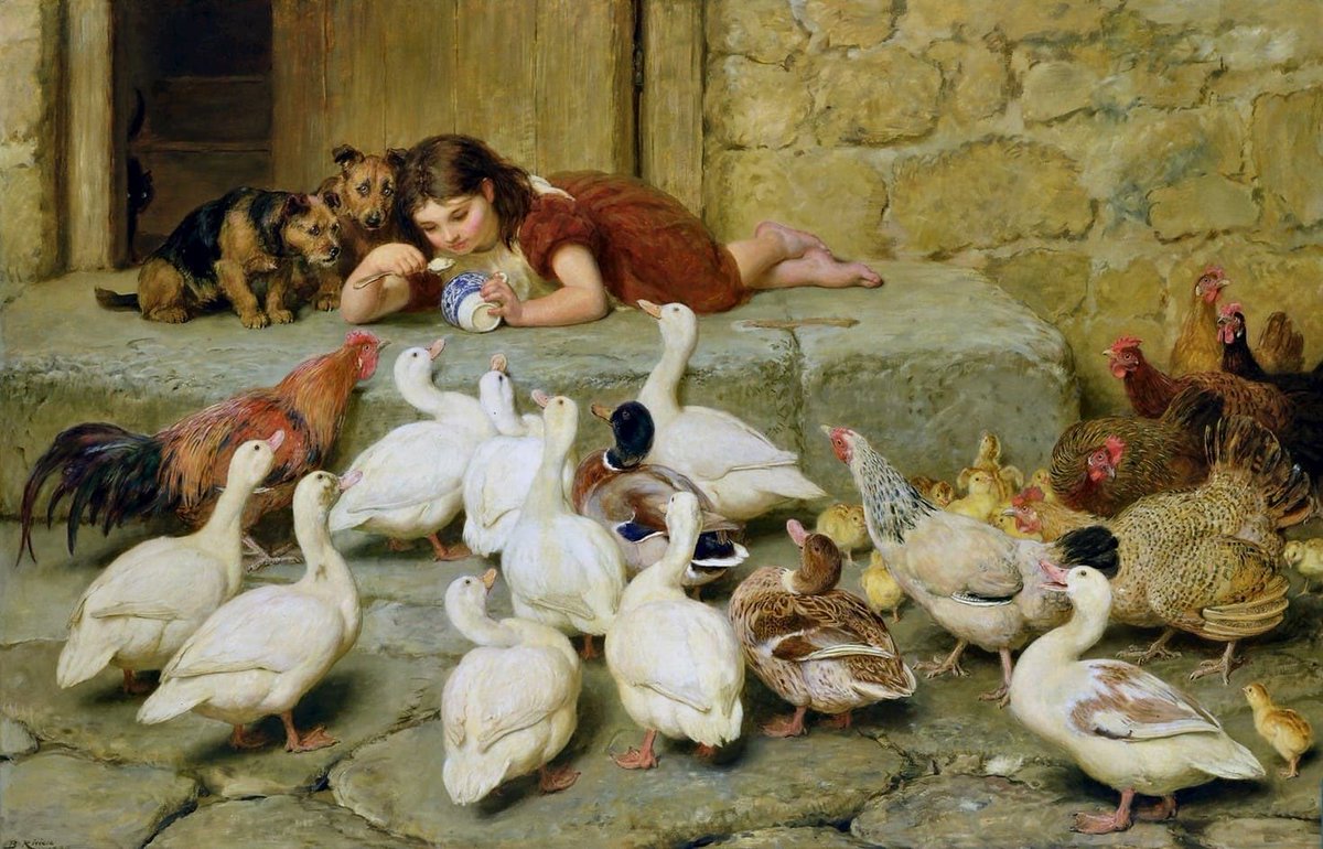 브리튼 리비에르, &lt;마지막 한 숟가락&gt;(c. 1880)