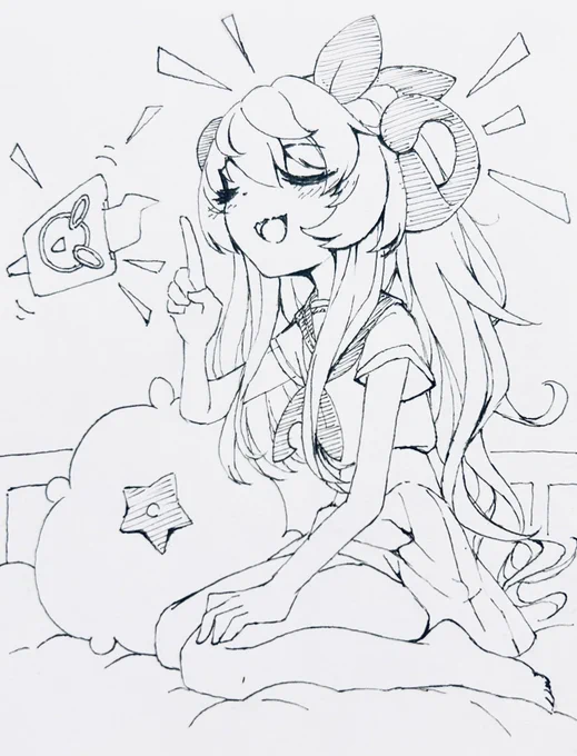 ぜんぜん余裕ですよチオちゃんは優秀ですからね
#ねこのらくがき 