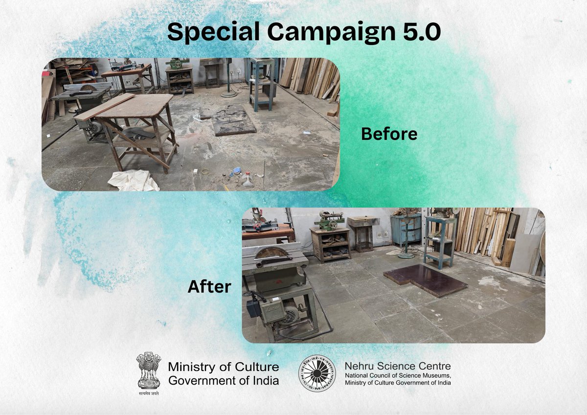 Special campaign 5.0 Nehru Science Centre Mumbai 
#SpecialCampaign5
<a href="/ncsmgoi/">National Council of Science Museums-NCSM</a> 
<a href="/MinOfCultureGoI/">Ministry of Culture</a>