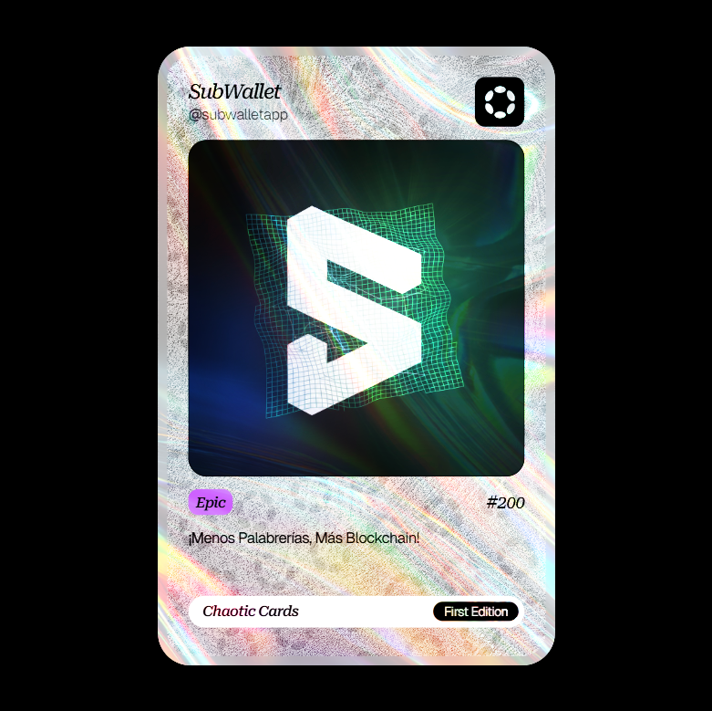 SubWallet tweet media