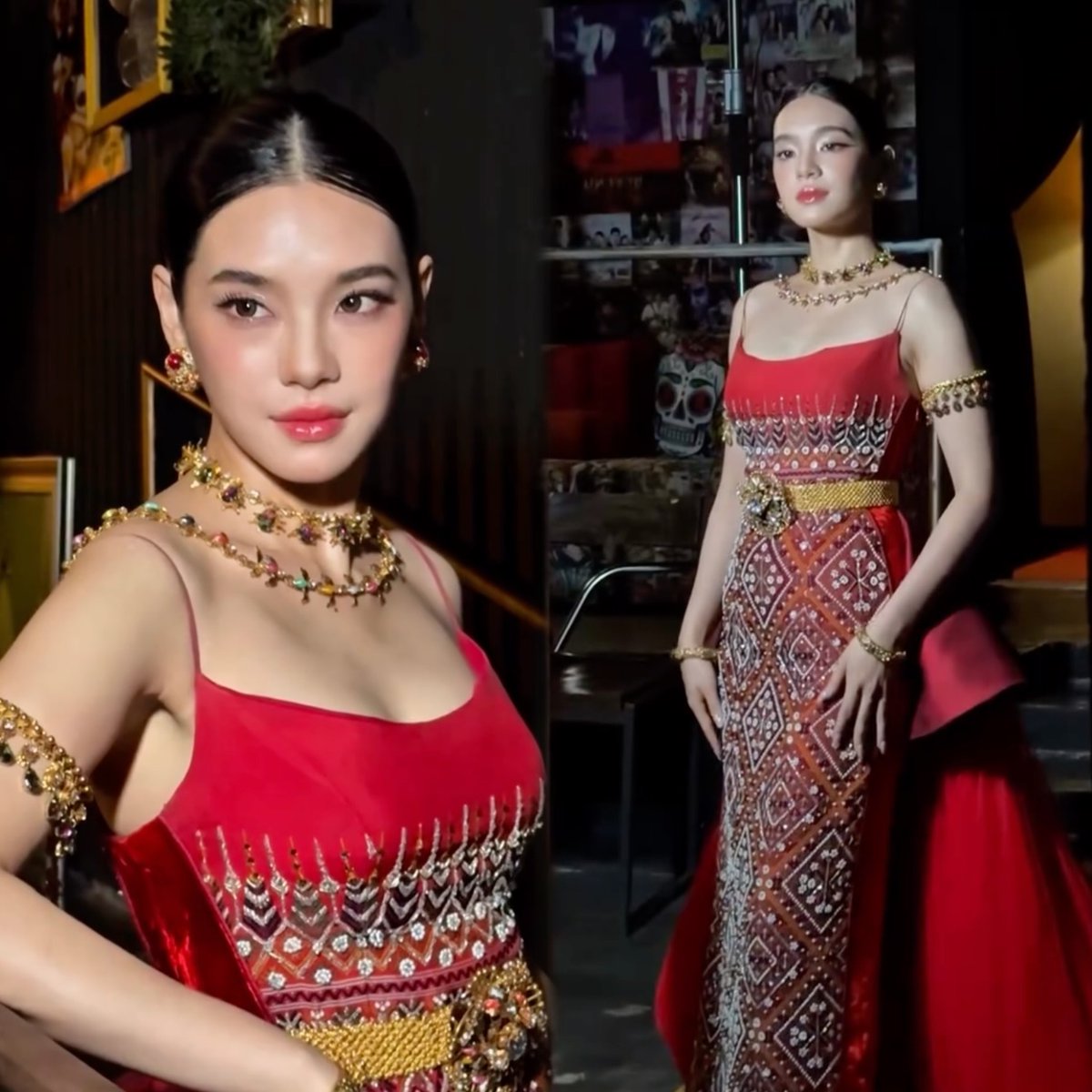 เฌอปรางวันนี้สวยมากจริง ๆ ออร่าจับ ดึงดูดสายตามาก แล้วชุดนี้คือเพิ่มออร่าขึ้นไปอีก 100 เท่า สวยกินคนของแท้! 😭😭😭

#วันทองไร้ใจ #CherprangAreekul