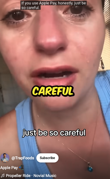 That bitch on TikTok was right. When you tap on Apple Pay everything is free. 

For some reason she's crying because some shekels have been deducted from her measly cute little bank account and she didn't expect that to happen.

Me and her operate exactly the same ngl.

ANYONE