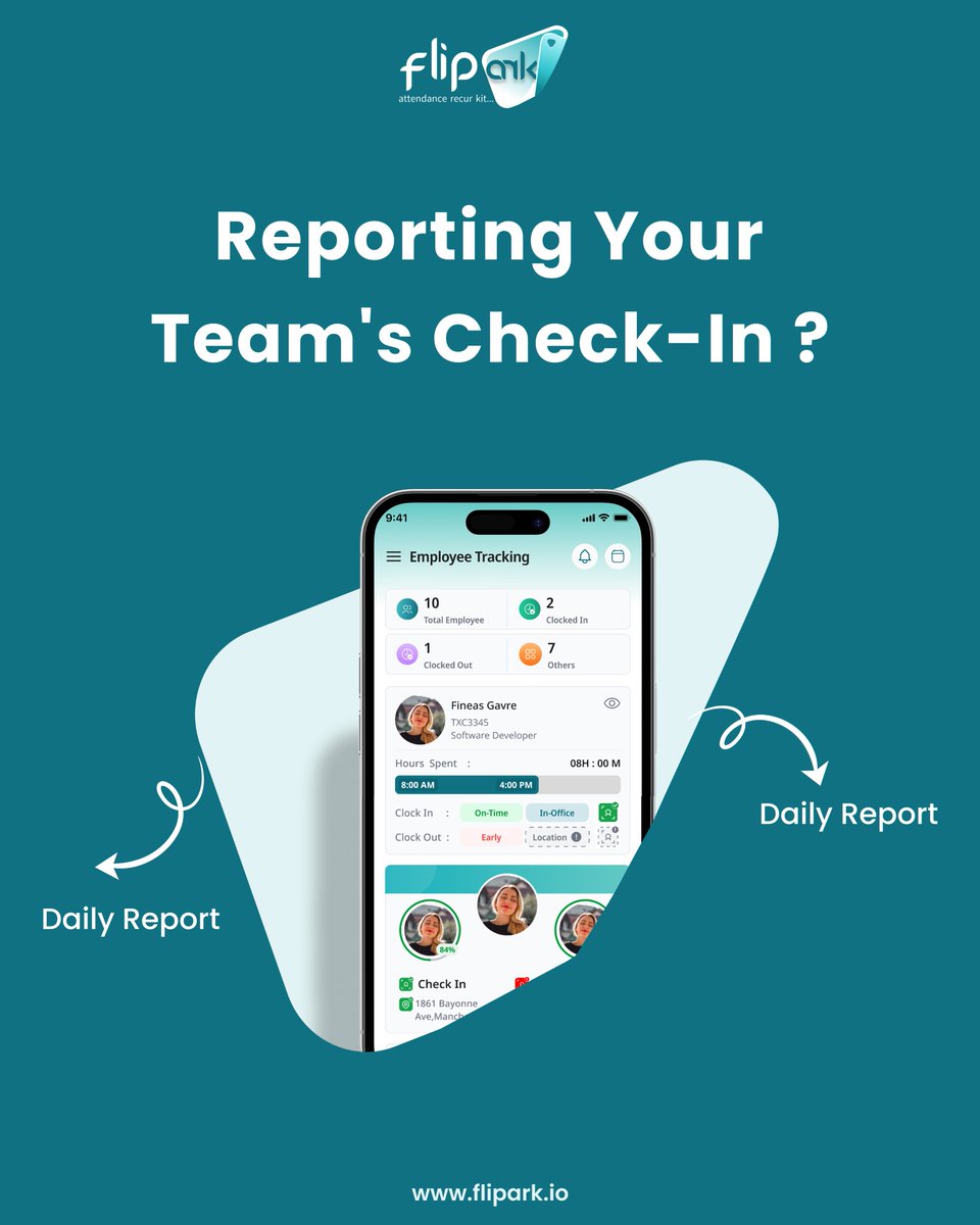 flipark_app's tweet image. Still juggling spreadsheets? 😅
With Flipark, it&apos;s one tap, and done. ✅
Track. Report. Relax.
#FliparkWay #SmartAttendance #CheckInMadeEasy #DigitalHR #AttendanceDoneRight #NoMoreManual #HRTechTools #NextGenHRMS