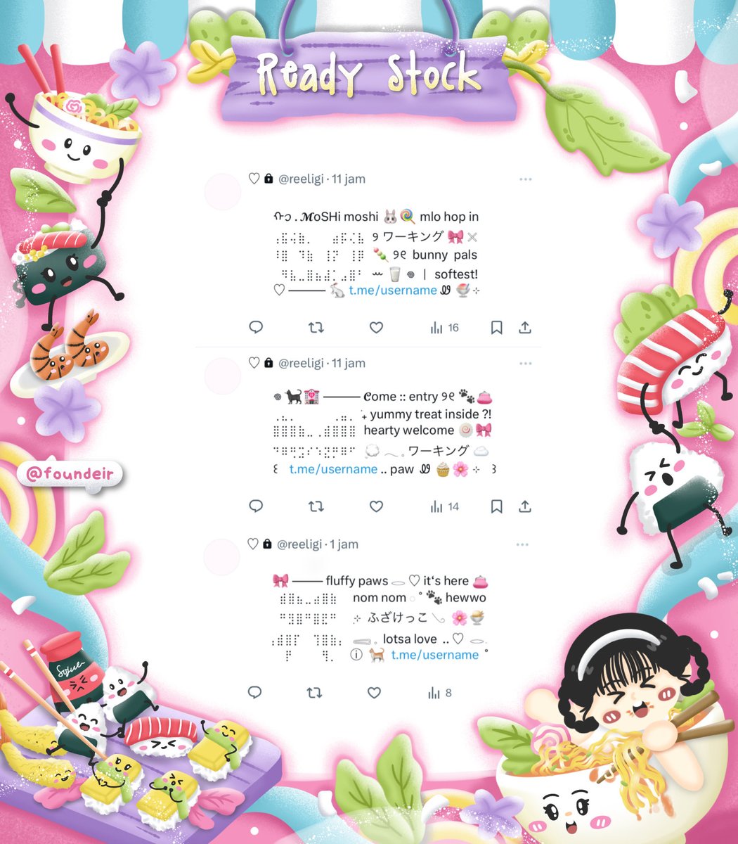 ofKathie's tweet photo. ⠀
˚₊ ♡  help retweet?  tysm! ֯  ⊹

𓈄᳸  ౿ ۫ 𓈒 🍭🎀  ⨳  𓊆 haloo sobat imut  . .  💬 ☆ kath bawain ready stOck pinned wording!  bisa kamu miliki dengan harga  へ ⭐️🥣 𖠗  ꒰ IDR. 5.500 ꒱  യ check ALT for moRe ▷  チェック。 ☘️👛 ノ

𓄼 𓂋  #zonauang  ⊹
⠀ https://t.co/Qbso1eAN6A