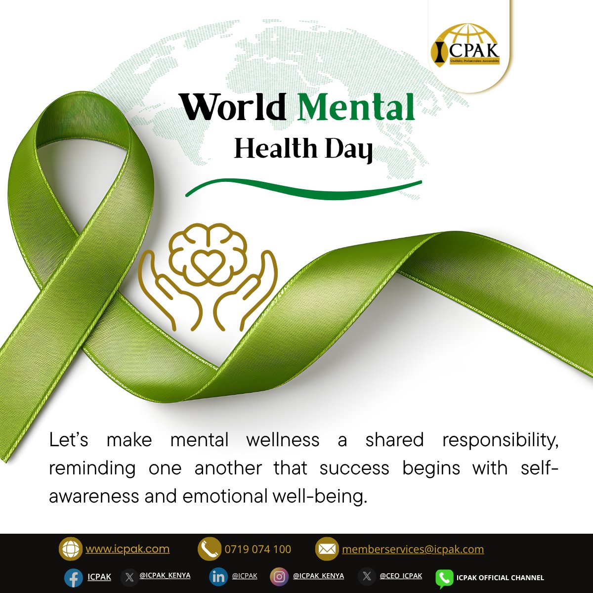 ICPAK_Kenya's tweet photo. Mental wellness is everyone’s responsibility. Let’s nurture spaces that value self-awareness and emotional well-being.
#WorldMentalHealthDay #MindYourMind ^CA https://t.co/OT0TBkw8mO
