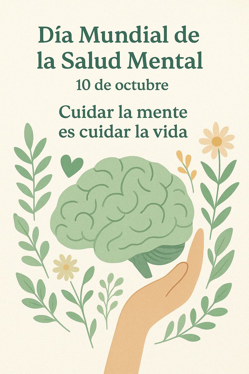 Cuidar la mente es cuidar la vida. #diamundialsaludmental