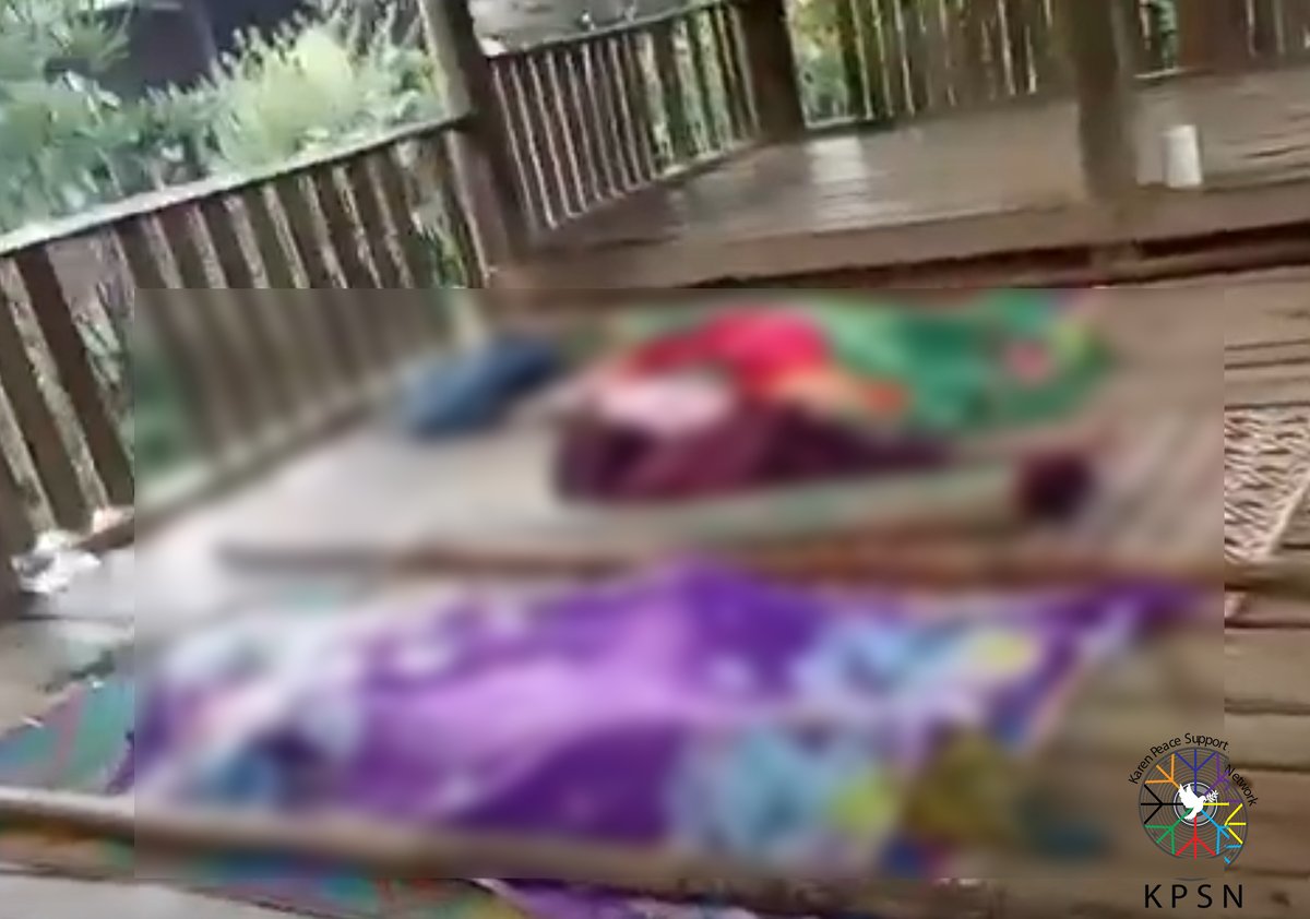 On October 9th, a SAC jet fighter dropped a bomb on Htee Hpa Doh Hta village, located in the Htee Hpa Doh Hta tract of Belin township, Doo Tha Htu district. The explosion resulted in the deaths of children aged 6, 7, 9, 10, and 12, injured 10 people, killed several farm animals,