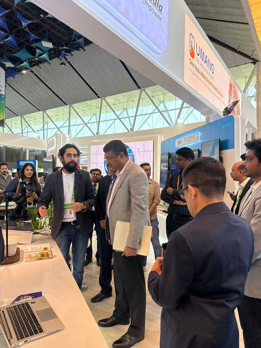 GoI_MeitY's tweet image. #HappeningNow

Shri S Krishnan, @SecretaryMEITY, at @GoI_MeitY
stall at #IMC2025.

#DigitalIndia

@PMOIndia @AshwiniVaishnaw @JitinPrasada
@JM_Scindia @abhish18 @GoI_MeitY @_DigitalIndia
@exploreIMC @DoT_India @PIB_India @PIB_MeitY