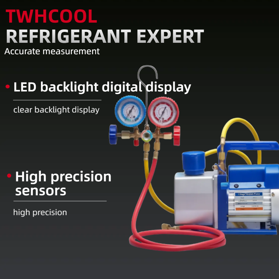 TWHVACUUMPUMP's tweet image. Tired of messy refrigeration repairs? Our Vacuum Pump + Refrigeration Gauge Set is here to save the day!​
#RefrigerationTools #HVACLife #DIYRepair #VacuumPump #TechEssentials#hvac