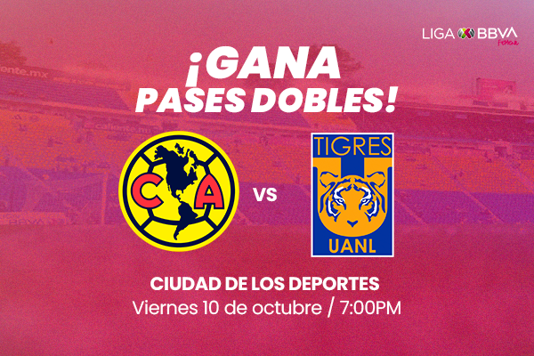 LigaBBVAFemenil's tweet photo. 🔥 Pase doble en juego 🔥
Viernes 10 de octubre | Ciudad de los Deportes 🏟️
Solo comenta 🦅🤯🐯 y vive el partidazo desde la tribuna. ⚽

#LigaBBVAMXFemenil #NuestroFutFem https://t.co/vx0BOvmJq4