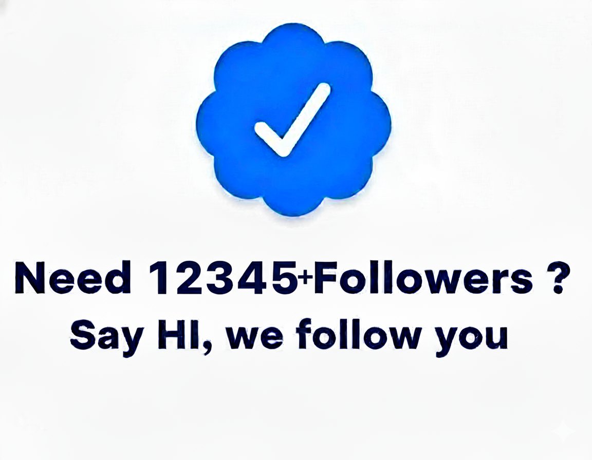 TheJonyVerma's tweet image. Need more 12345+ followers?

Say Hello, let’s grab you❤️📈🚀