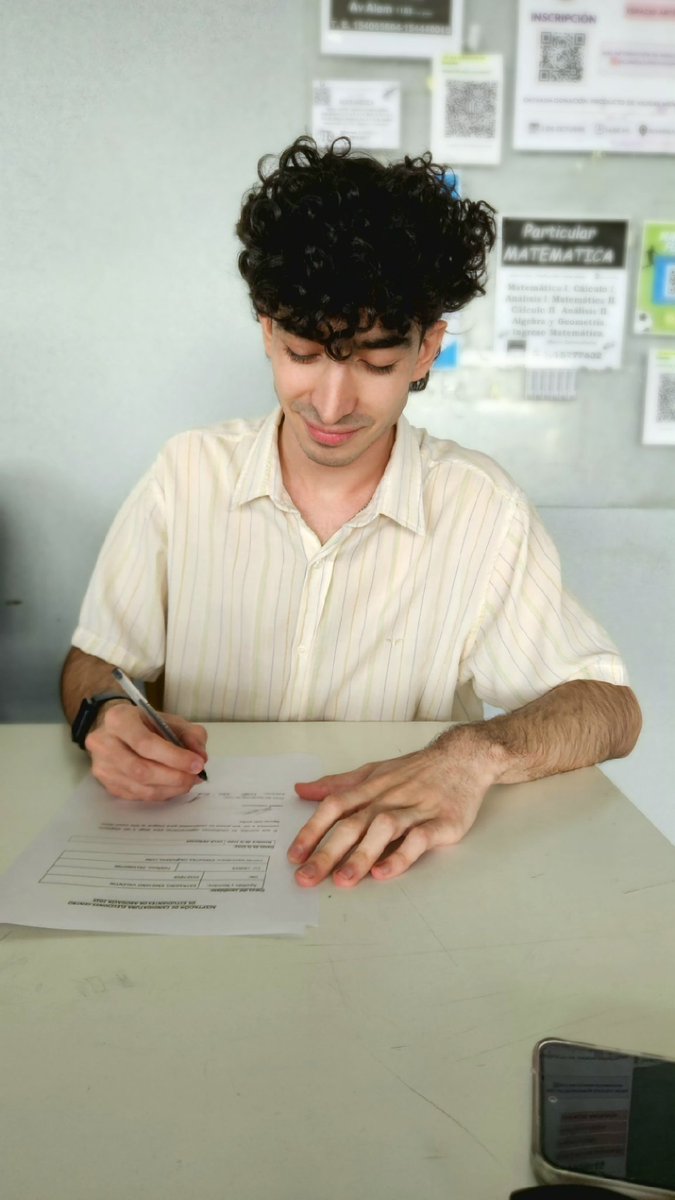 Está tarde firme mi candidatura como prosecretario en la lista de <a href="/ULLA_UNS/">Universitarios LLA UNS</a> que buscara la conducción del CEAB en las próximas elecciones del 27/10.

Contamos con ustedes para renovar la gestión del CEAB y traer una nueva alternativa liberal para todos los estudiantes.