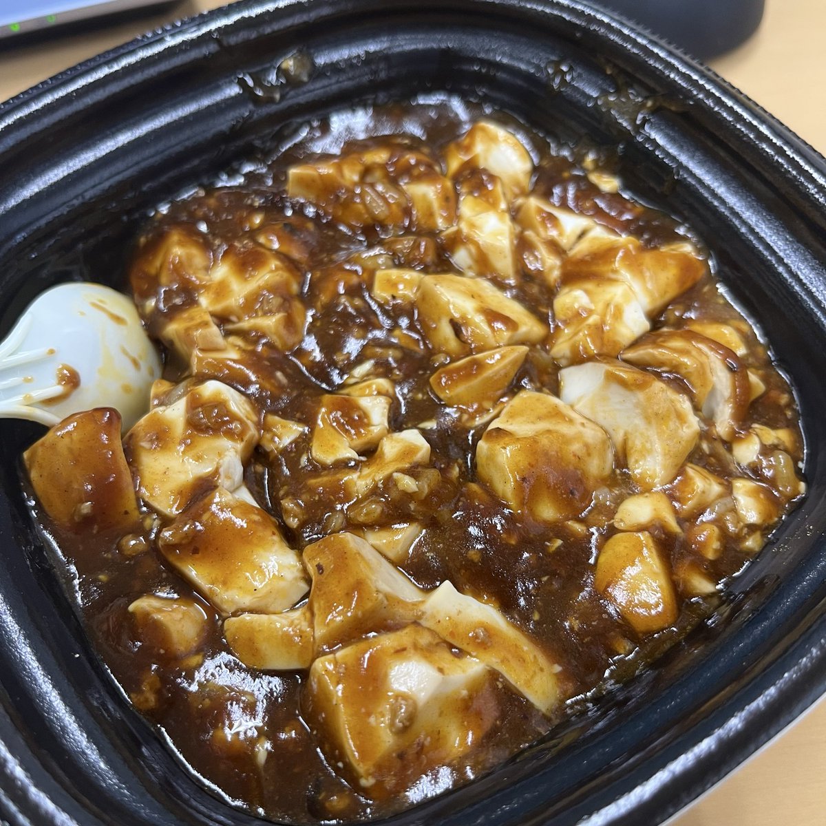 朝飯で食う麻婆丼が1番美味い