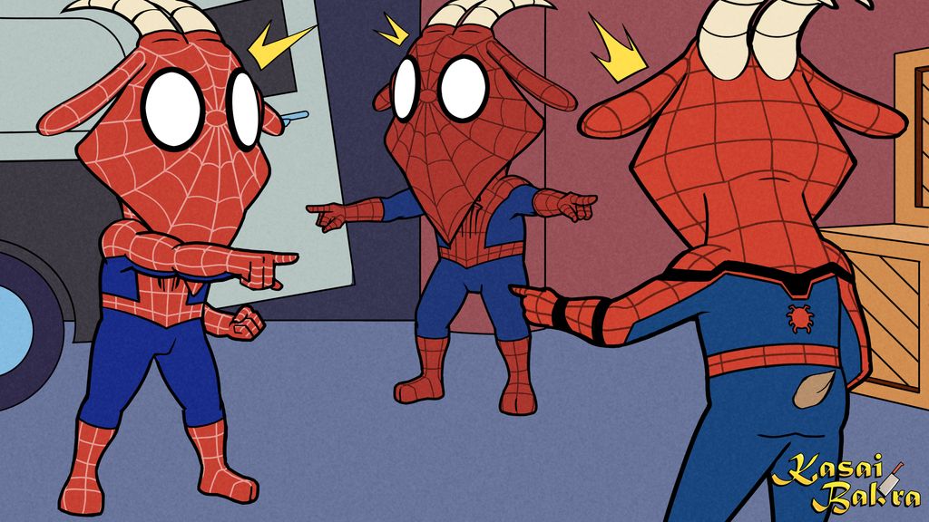 Kasai_Bakra's tweet photo. Your bestie swears they’re innocent. The goats say otherwise. 👀
Who do you trust?
Follow Kasai Bakra on Kickstarter.
https://t.co/Z6p0PQxWN5
#tabletop #cardgame #boardgames #viral #meme #spiderman #spidergoats #goats #kasaibakra #owlsincowls #kickstartergame #indiegames https://t.co/R4j5lRwz9x