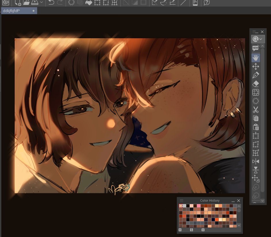 the lighting was fun to draw (*´ω｀*)