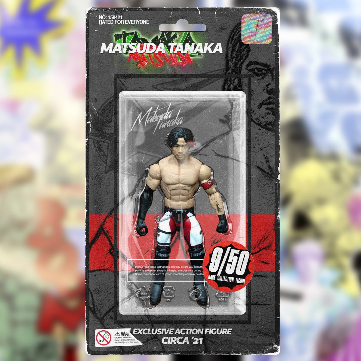 ⭐️ Concept Design ⭐️
———
• Exclusive Matsuda Tanaka Action Figure (Autographed)
• Circa ‘21 Gear
• Only 50 Figures Available for Pre-Order
• Price: $40.00
 ——
❗️Actual figure used
𝗡𝗢𝗧 𝗔𝗜 𝗚𝗘𝗡𝗘𝗥𝗔𝗧𝗘𝗗

#WWE2K25