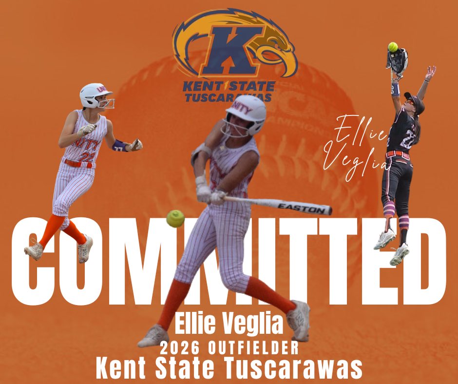 ellievsoftball's tweet photo. I’m excited to announce my verbal commitment to Kent State Tuscarawas! I’m so grateful for this opportunity @KSUTuscSoftball has given me. Go Golden Eagles! 💙🦅💛 https://t.co/atpSKE181W