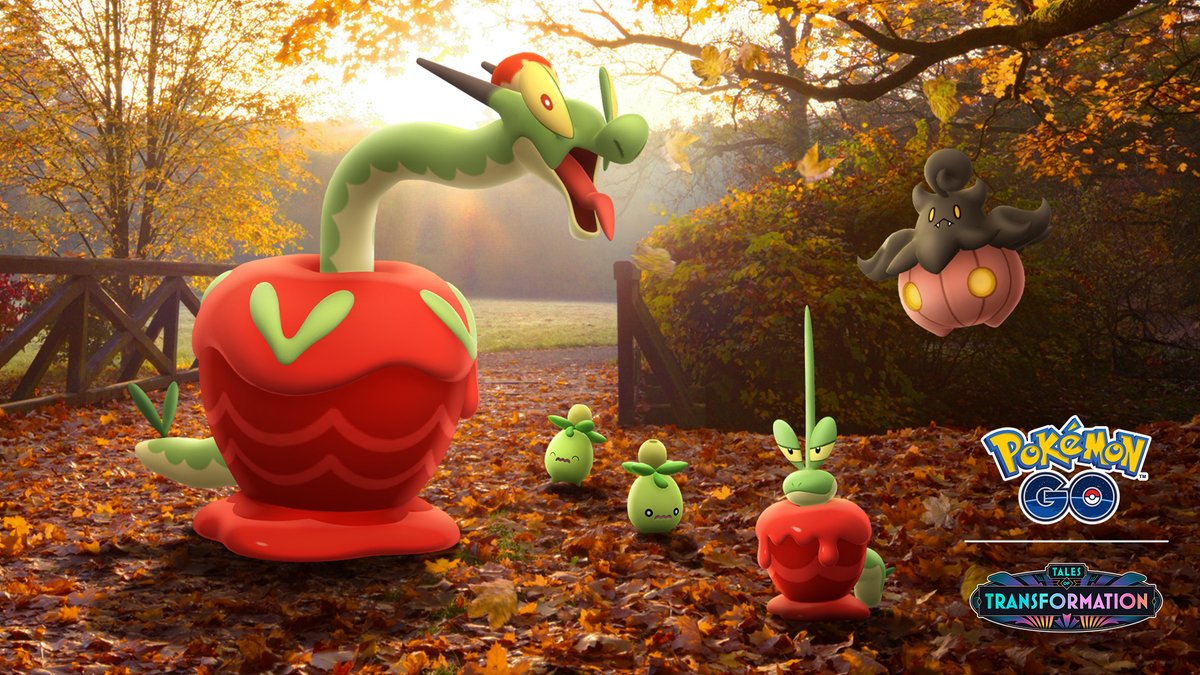"수확 축제"가 시작되었습니다! 🍂🤩
 
"Pokémon GO"에서 "허브 루어모듈"이 활성화된 포켓스톱에서 "사과"를 발견할 확률이 증가하는 등, 더욱 다양한 이벤트 보너스를 즐길 시간입니다! #포켓몬GO #PokemonGO
