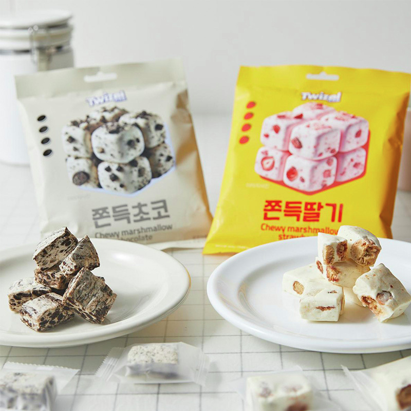 やわらかいマシュマロにドライフルーツやクッキーを混ぜて作った、ふわ