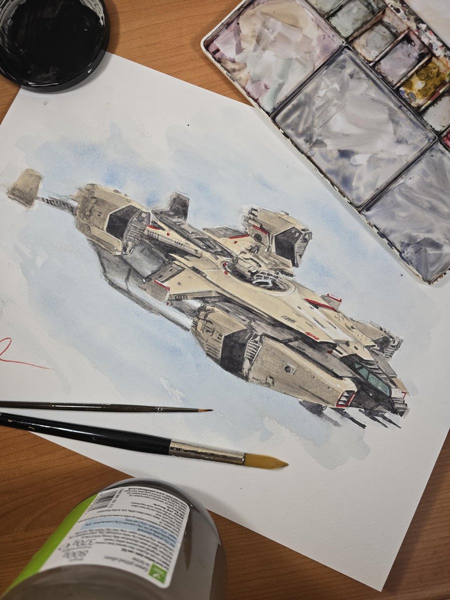 Top post of the day from r/starcitizen

u/El_Geo
[ARTWORK]: Anvil Asgard in Watercolour, hand painted by me
reddit.com/r/starcitizen/…