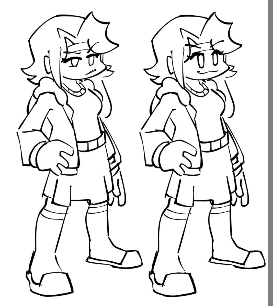 KyuFaraday's tweet image. Here’s some old concept stuff for kyu, not really sure what idear i should do with this but hey if i ever think of trying my hand of making an overworld thing like hotline 024 that could be cool