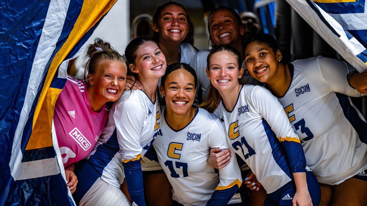 GoMocsVB's tweet image. Fun night in Cullowhee. 5-set win sends us into Saturday at the Mac! Samford visits at 4 pm.
Tonight's @GoMocs.com story: bit.ly/3VYl0cY