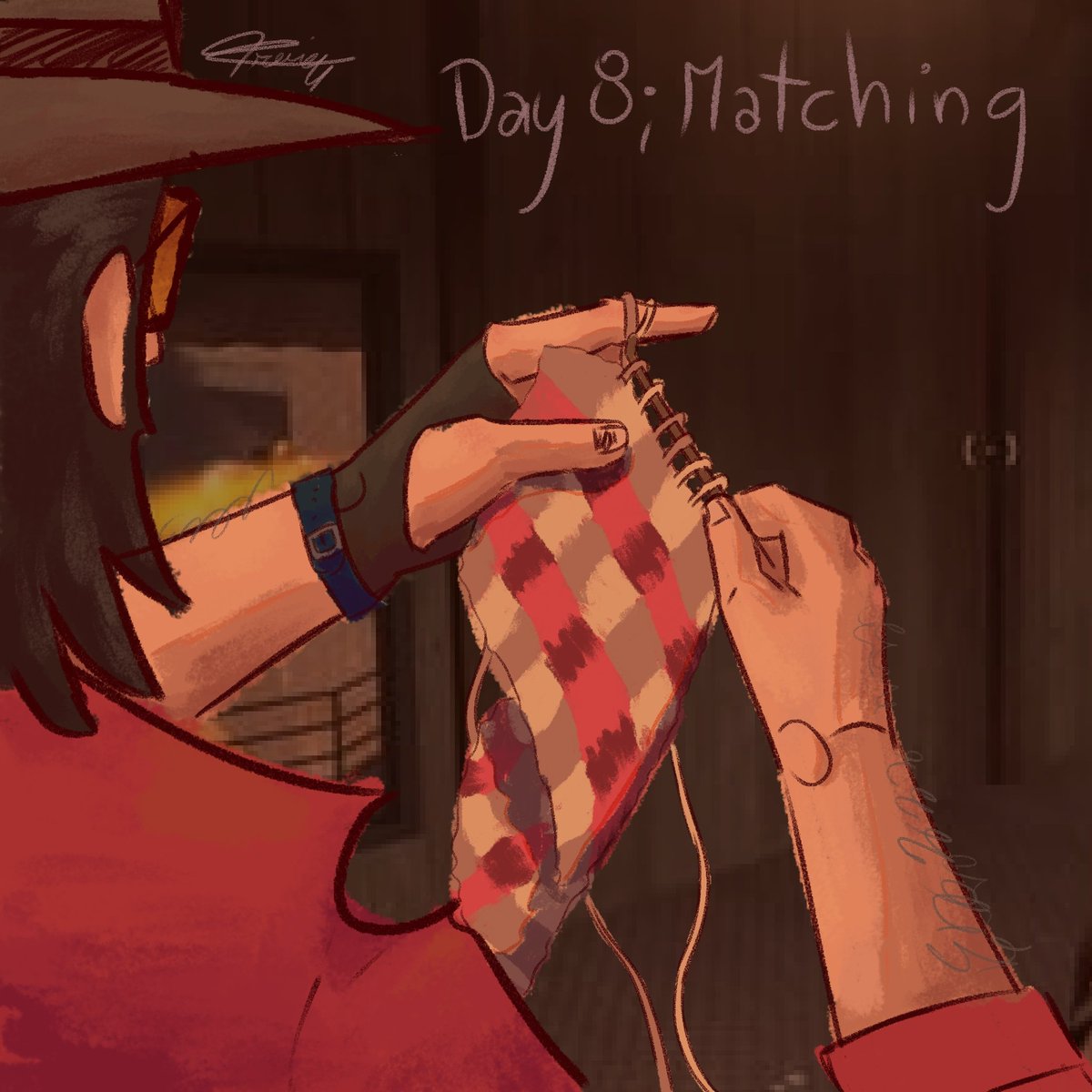 neoinfern0's tweet image. "Then you looked in my eyes and said,
"How dare you love me? When you should despise me? You should be scared of me."
It seems that that's what it means when somebody needs you."
PART 1
i skipped some days oopsies
#sniperspy #bloodysuit #tf2 #shiptober
