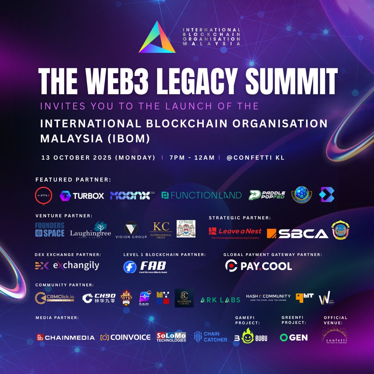 International Blockchain Organisation Malaysia IBO tweet media