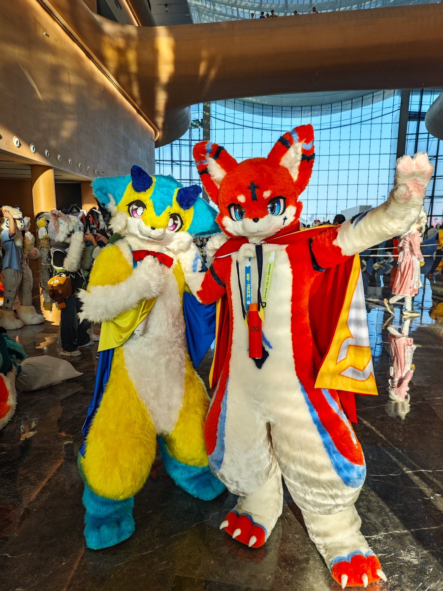HadouWithKikyo's tweet photo. #HiFurry 楽しかった！
#moeta #FursuitFriday 
📷by @lelelefurry https://t.co/lBmsElnE1i