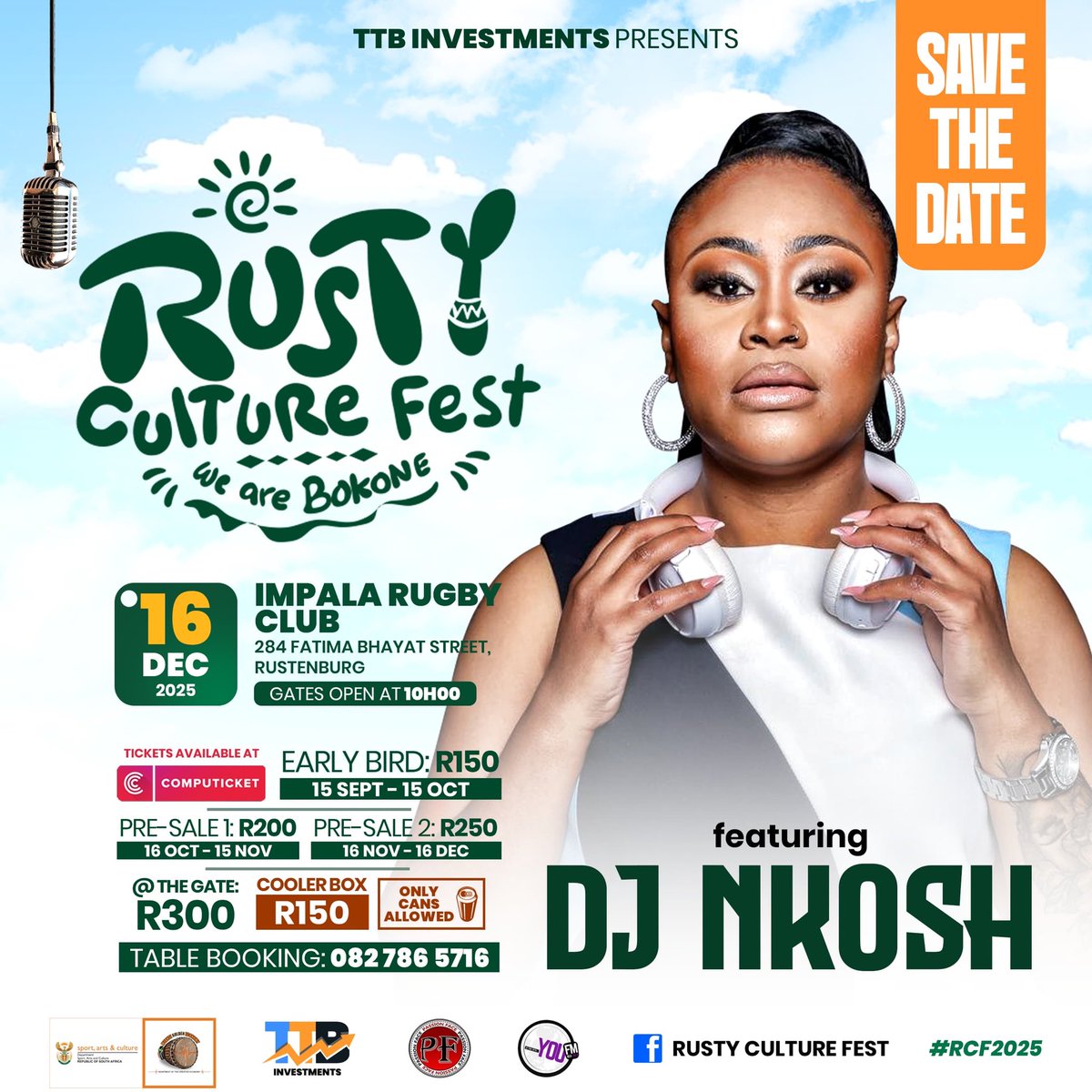 Rusty Culture Fest Loading 🔥🔥🔥
#Mkhwanazi #Sibiya #CastleLiteUnlocksTravisScott #dvsn