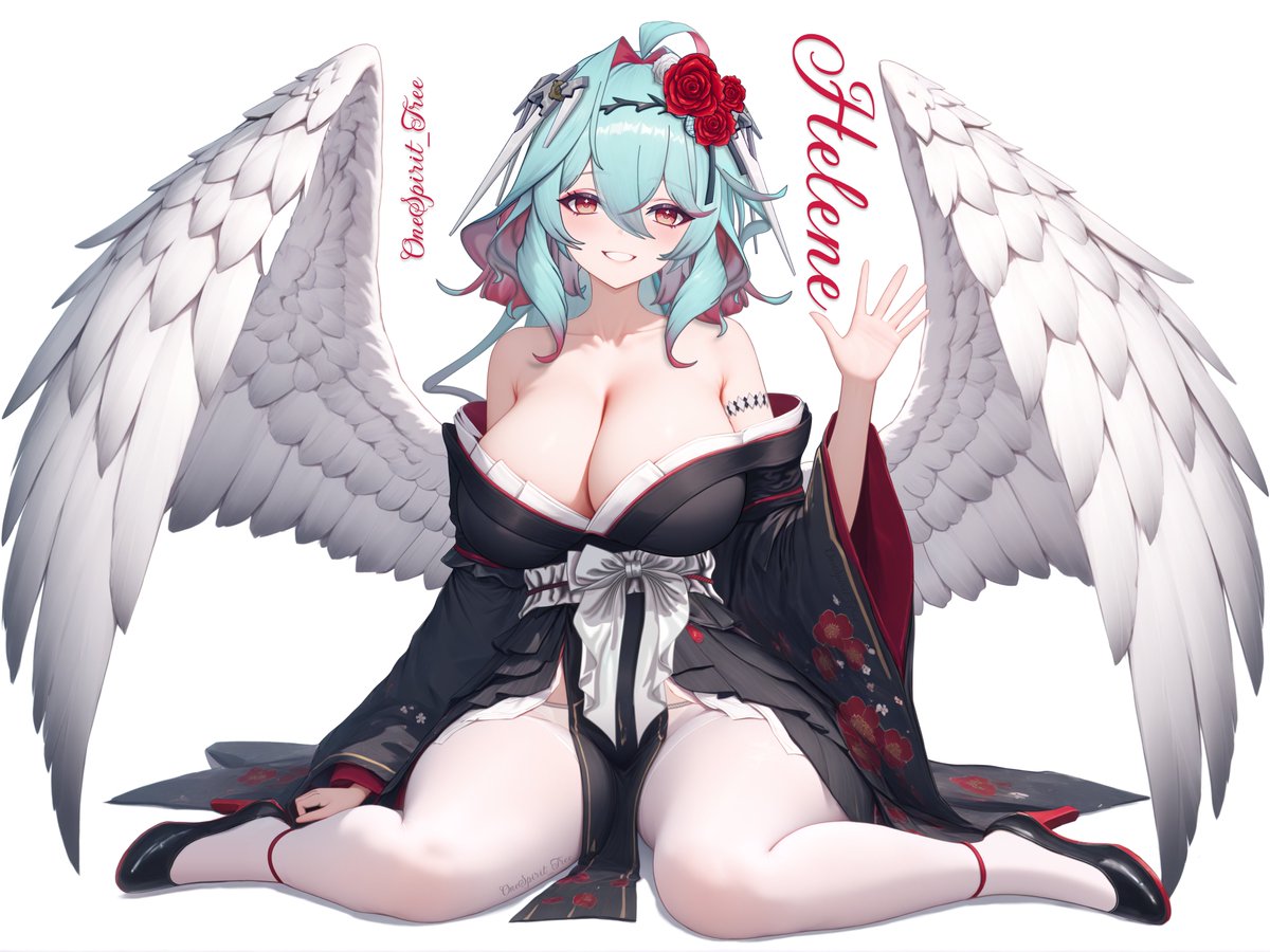 OneSpirit_Tree's tweet image. Angel Helene wearing kimono 📷😳❤️
#ToF #幻塔 #幻塔ART
#AIart #ToFanmade #TowerofFantasy
pixiv.net/en/artworks/13…