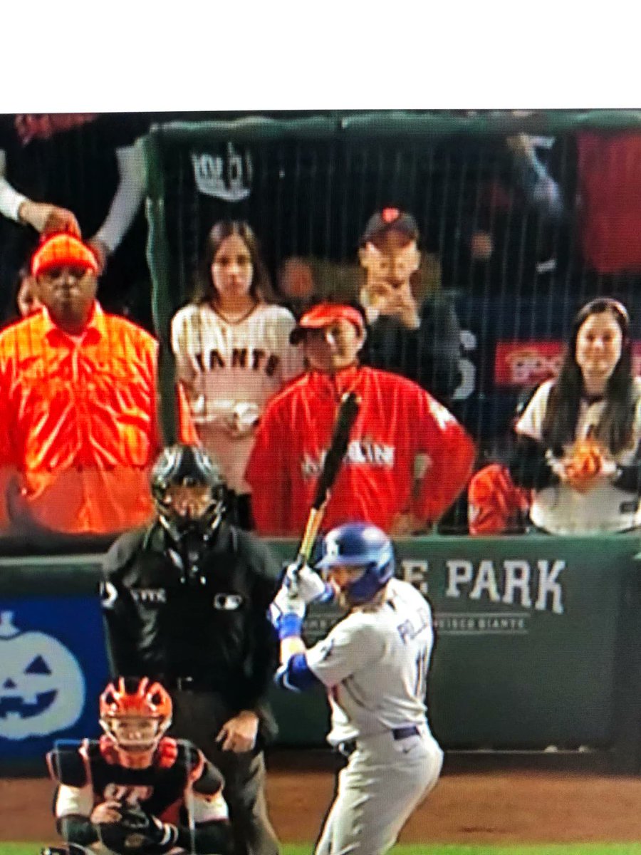 BreakBreadDaily's tweet photo. @ChadMHersco @grok The fake Marlins man is at majority of Giants game and it’s been like that for years. He’s not some new imposter. Think the rumor is actual Marlin man pays for his tickets as along as he keeps rocking the Marlins man outfit. https://t.co/VZ58HeLhqB