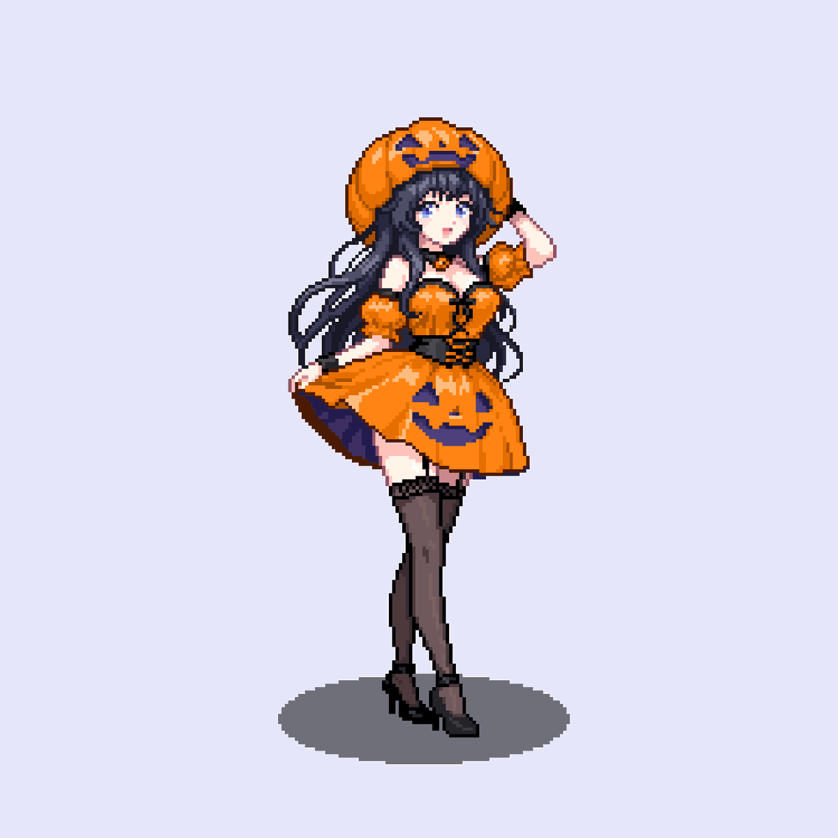 🎃Kaoruko Waguri from「 #薫る花は凛と咲く 」🎃 #pixelart