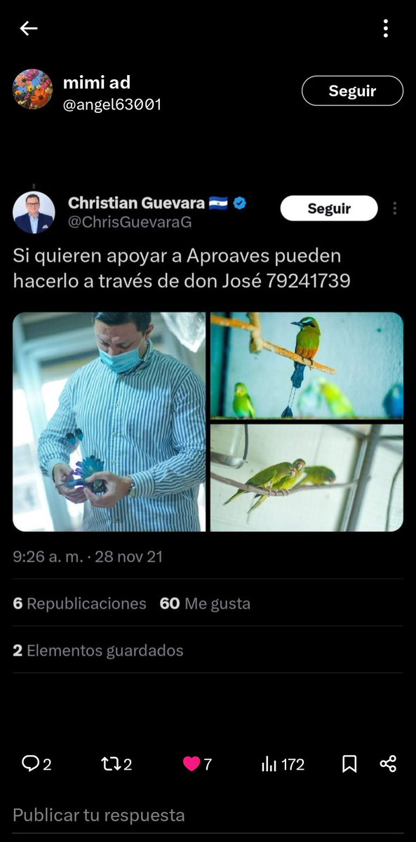 edyelda1971's tweet photo. @nayibbukele estás personas de @Aproaves estén presas por hacer un trabajo que @MedioAmbienteSV NO hace es  como decir q Cristian Guevara nos engaño. ESTAS personas JAMÁS han dicho ser VETERINARIOS tienen años pidiendo apoyo al presidente sin ser escuchados, pero la carcel si se la dieron https://t.co/d8oHIWk57v