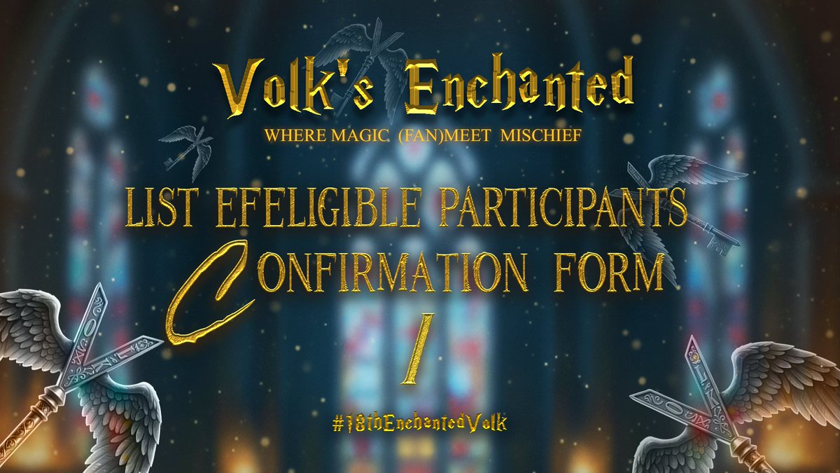 only_vvolkvo's tweet image. ประกาศรายชื่อผู้มีสิทธิ์เข้าร่วมงาน🔮🪄
List of Eligible Participants

docs.google.com/spreadsheets/d…
--
แบบฟอร์มยืนยันสิทธิ์เข้าร่วมงาน
(พร้อมชำระค่าร่วมงาน)
Confirmation Form and open for payment

forms.gle/1kozKsr3aRtk37…

*รายชื่อสำรอง* 
(ยังไม่ต้องยืนยันสิทธิ์…