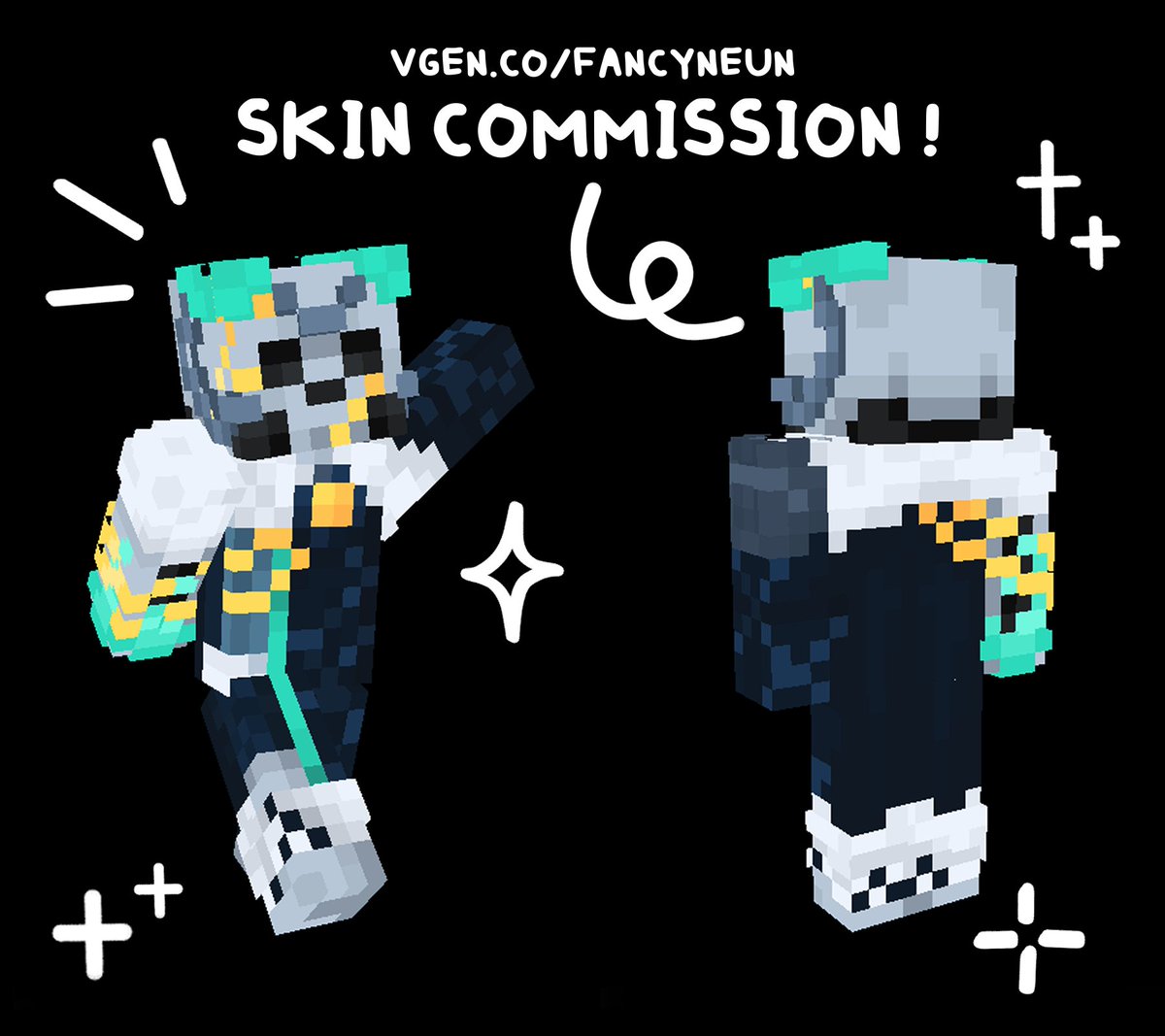 [CUSTOM MINECRAFT SKINS] 
─ commission done for Lemonsqueegee!

go to my VGen to get yours !
🔗 link below

#VGen #VGenComm