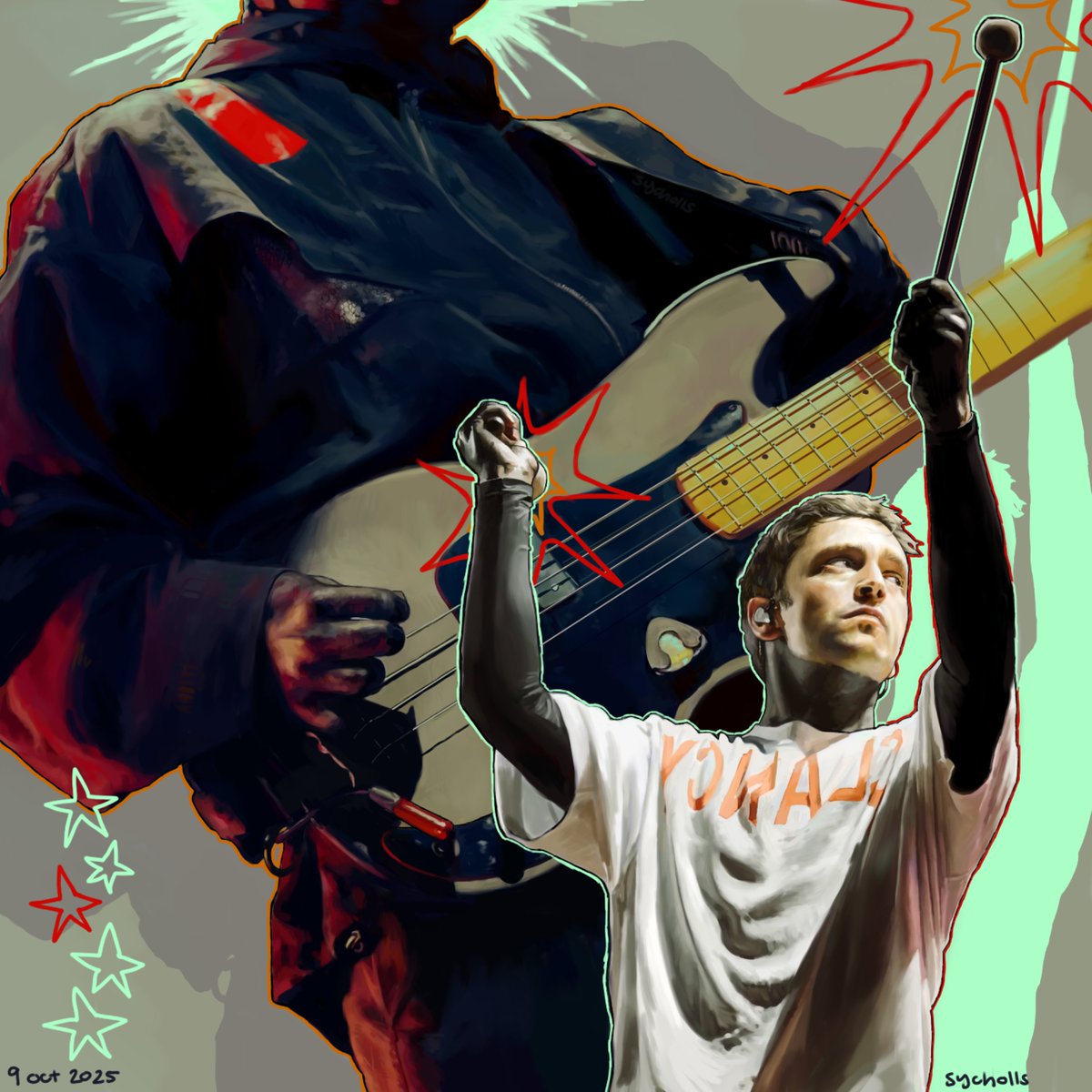 it's me and  my denial  #cliqueart