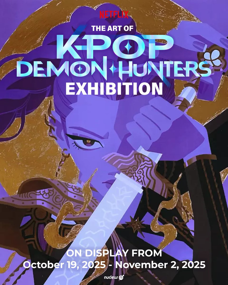 gallerynucleus's tweet image. Gallery Nucleus,  @netflix &amp;amp; @sonyanimation is proud to bring you a panel/signing with the creatives behind #KPOPDEMONHUNTERS⁠

⁠reception tickets still available bit.ly/nucleus_kpdh
⁠
⁠art by @genicecream 

#gallerynucleus #kpop #kdh #kpdh #animation  #sajaboys #huntrix