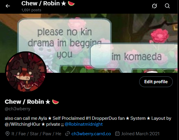 Robin / Blake ★ 🍉 tweet media