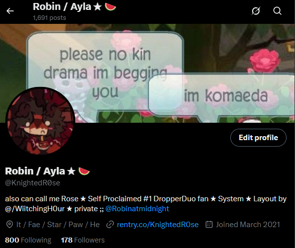 Robin / Blake ★ 🍉 tweet media