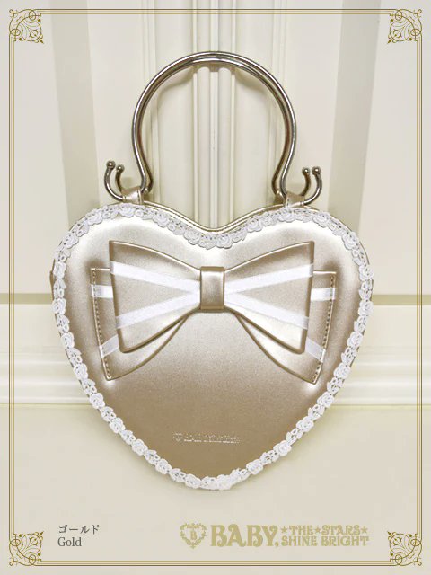 リボンハートバッグ　サックス BABY☆THE STARS on X: 