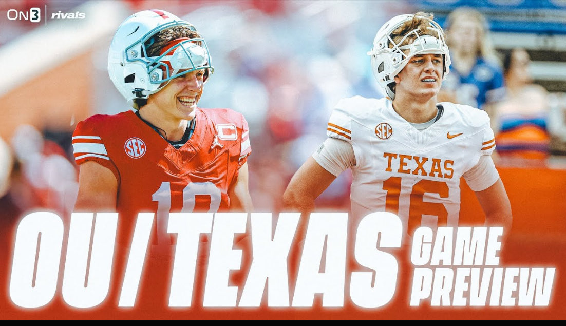 OUInsider's tweet photo. ๐จOUInsider Under the Visor #Sooners Pregame Podcast: #OUvsTexas | Latest on #OU QB John Mateer | Who has biggest advantages | Arch vs #Oklahoma Def | Predictions on game & more๐จ
YOUTUBE: https://t.co/MrPwtgJM6q
APPLE: https://t.co/KSMs4lIB1d
SPOTIFY: https://t.co/DSOcMgieZe https://t.co/iy4GgbEpkT