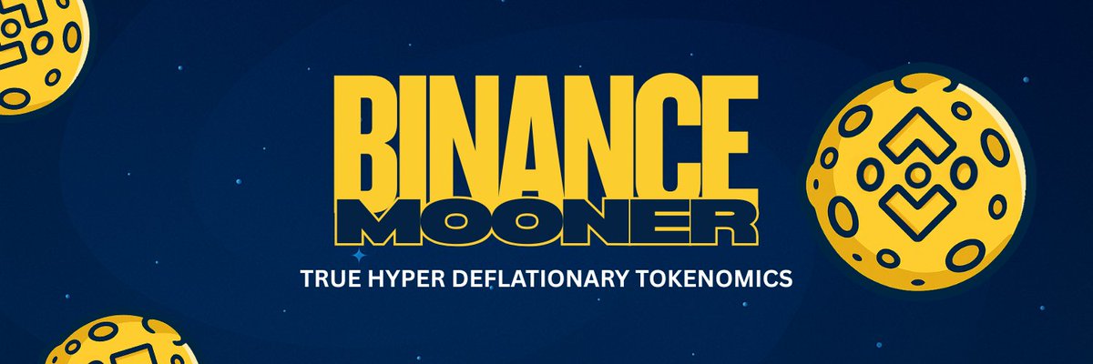 BinanceMooner's tweet photo. Welcome to Binance Mooner | $MOONER!

Hyper-Deflationary Tokenomics Crafted For A Binance Mooner &amp; Rewards For Those Who Hold!

1% Burn, 1% $BNB Rewards ( Every ~30 minutes), 1% LP, 1% Project Wallet.

CA: 0x3bef33c2bd038d16c233ba5379d6ef02a31ac672

TG: https://t.co/gBOahiX62S https://t.co/Os8ewEQmUr